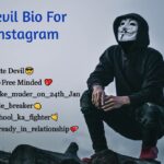 Instagram Bio for Devil Boys