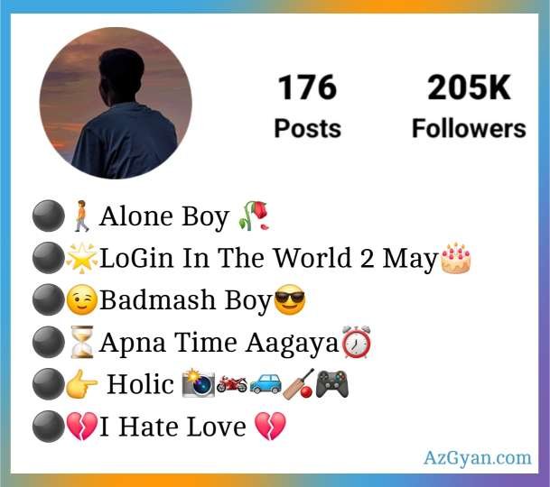 Alone Bio For Instagram for boys